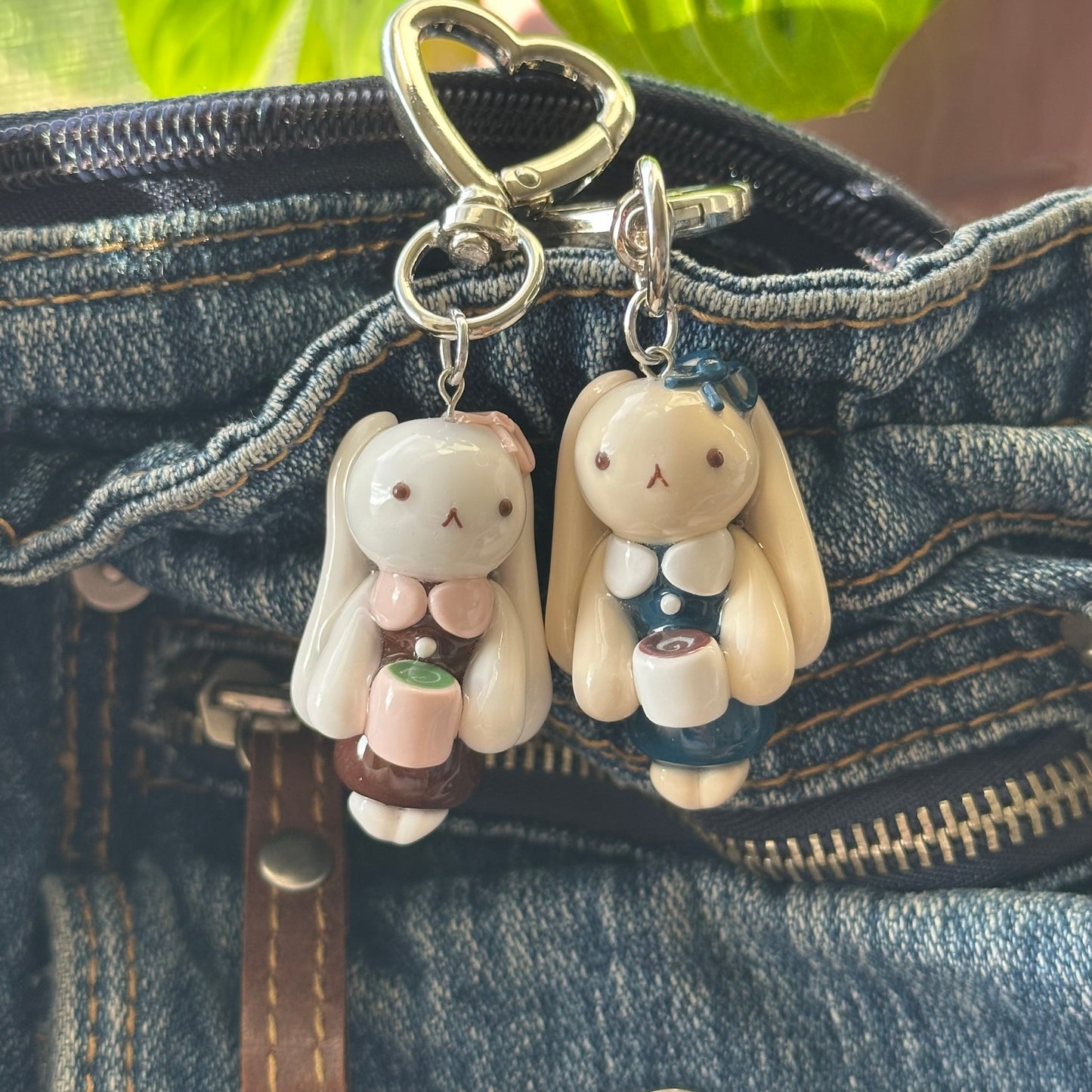 Matcha & coffee bunnies